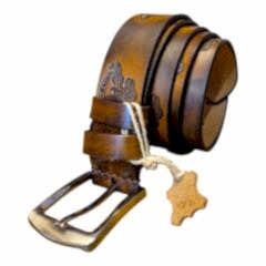 Hakiki Deri Kemer 4cm El İşçiliği Handmade