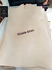Kösele Deri Naturel 4mm ve 6mm