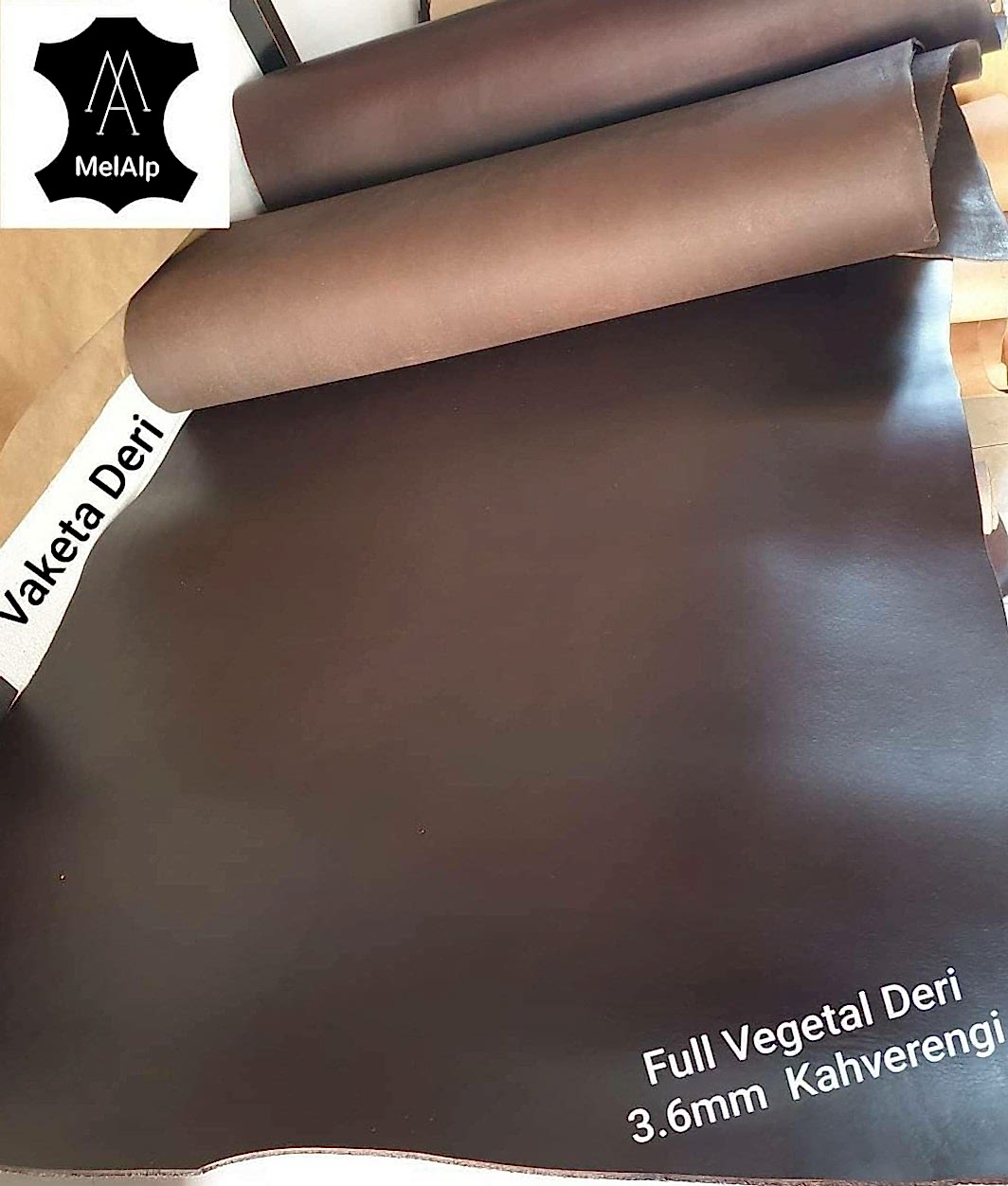 Full Vegetal Deri Kahverengi 4mm Krupon