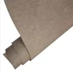 Vaketa Deri Naturel Çiçek Bası 1mm ile 4mm Arası Kalınlıklar